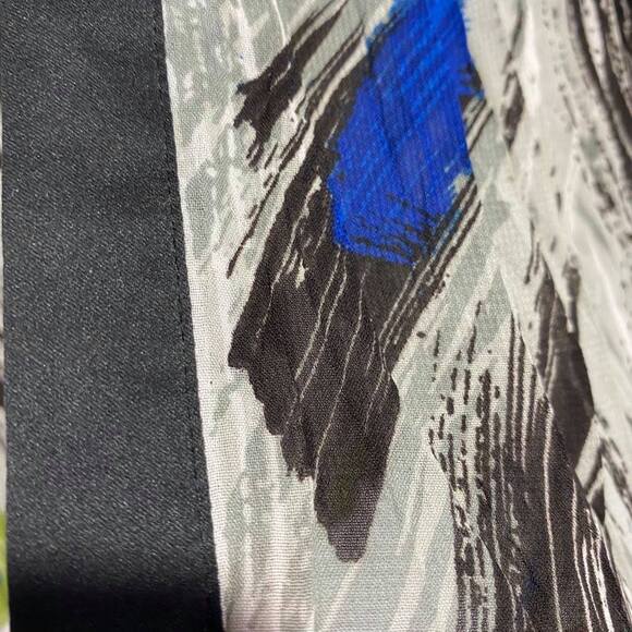 Lane Bryant Abstract Multicolor Crinkled Overpiece Duster Size 14/16 - Picture 6 of 9